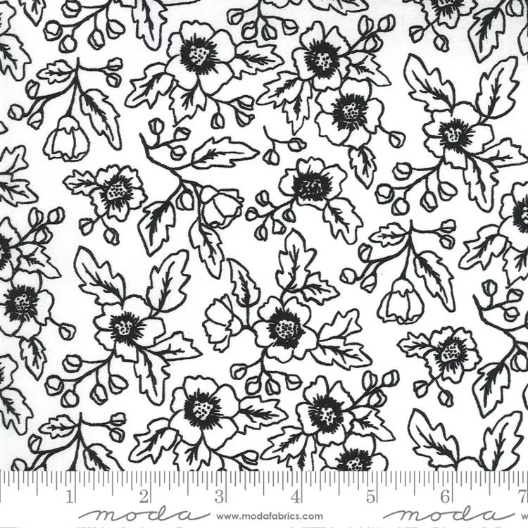 Midnight Magic 2 Flowers White
