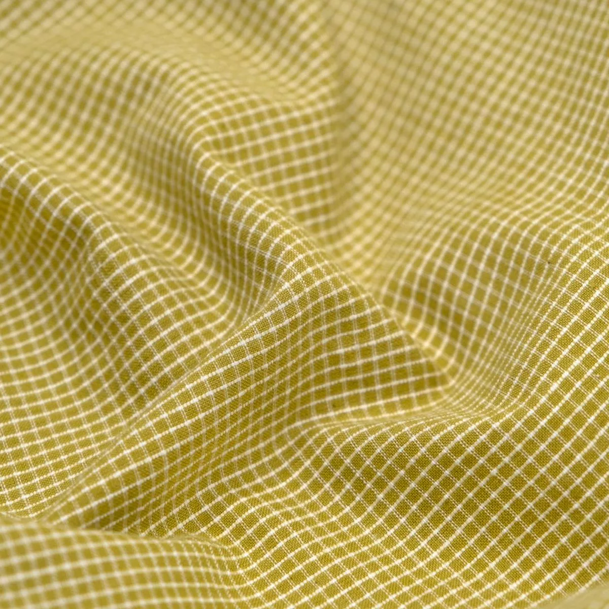 mini-check-lightweight-handwoven-cotton-lemongrass Mini Check Lightweight Handwoven Cotton – Lemongrass