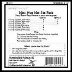 Mini Mug Mat Six Pack