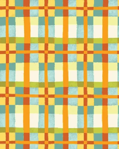 Mischief 2883-84 Happy Plaid Aqua