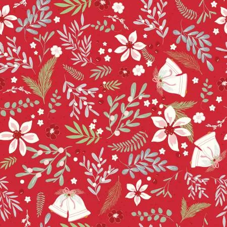 Mistletoe & Holly Main Red