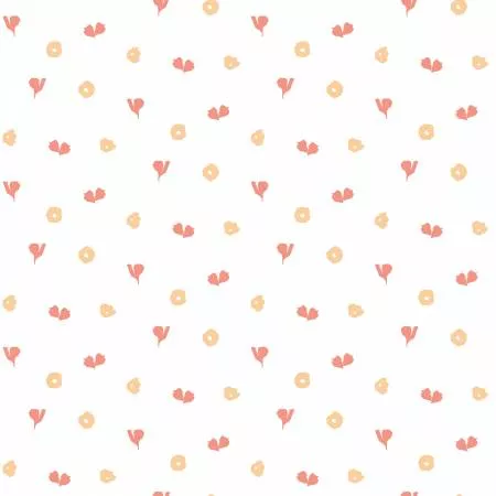 Misty Morning Hearts White