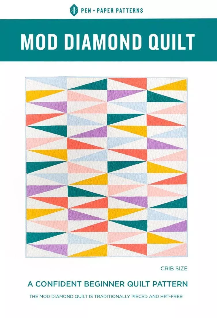 Mod Diamond Quilt Pattern by Pen + Paper Patterns