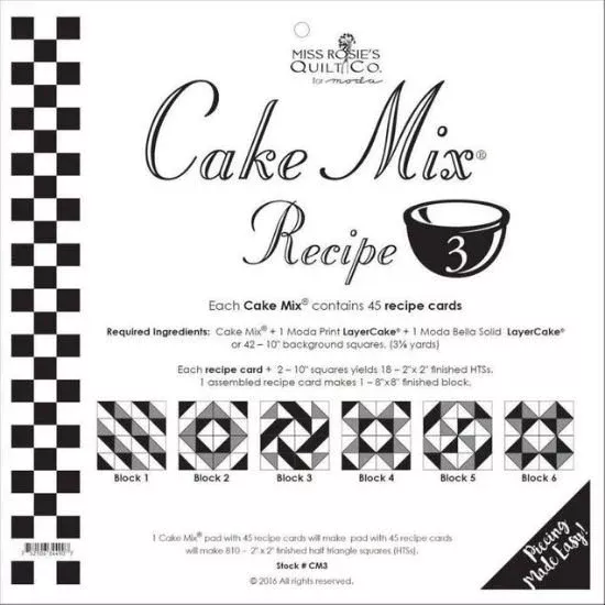 Moda Cake Mix Recipe 3