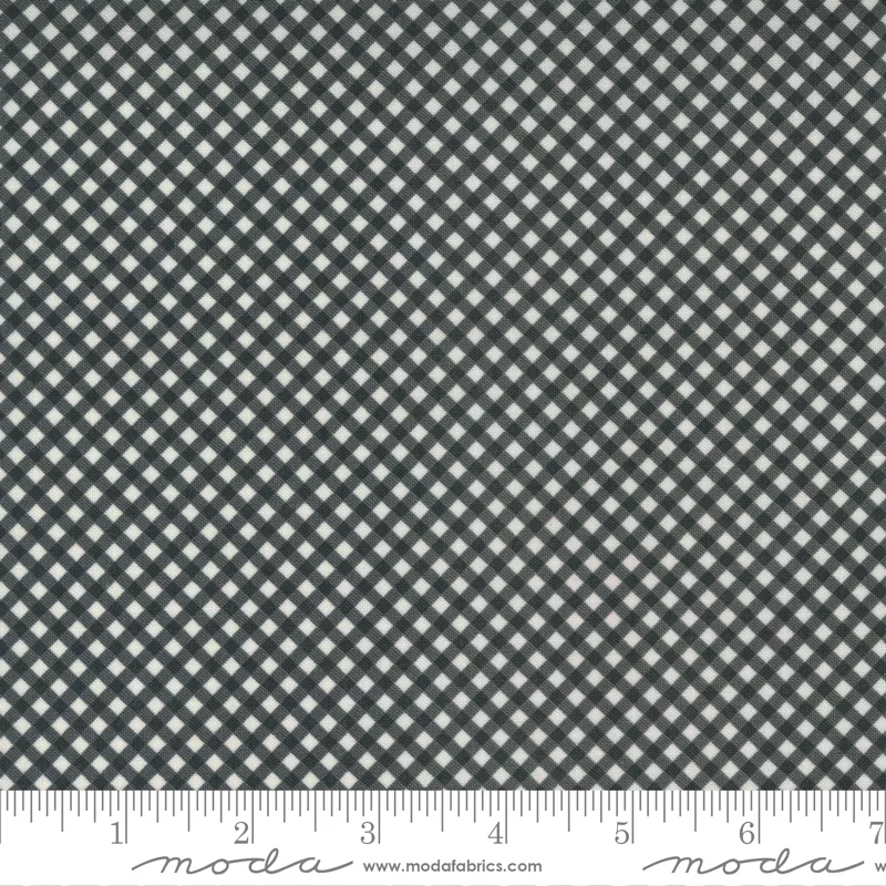 Moda Flirt 55575 13 Gingham Black