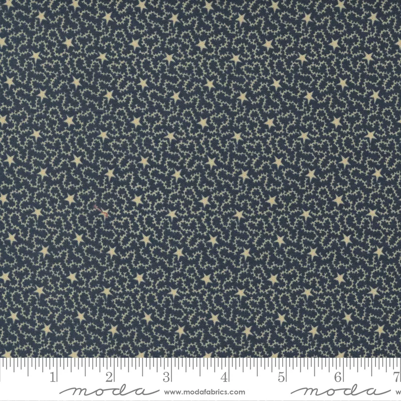 Moda Freedom Road 9695 14 Blue Tan