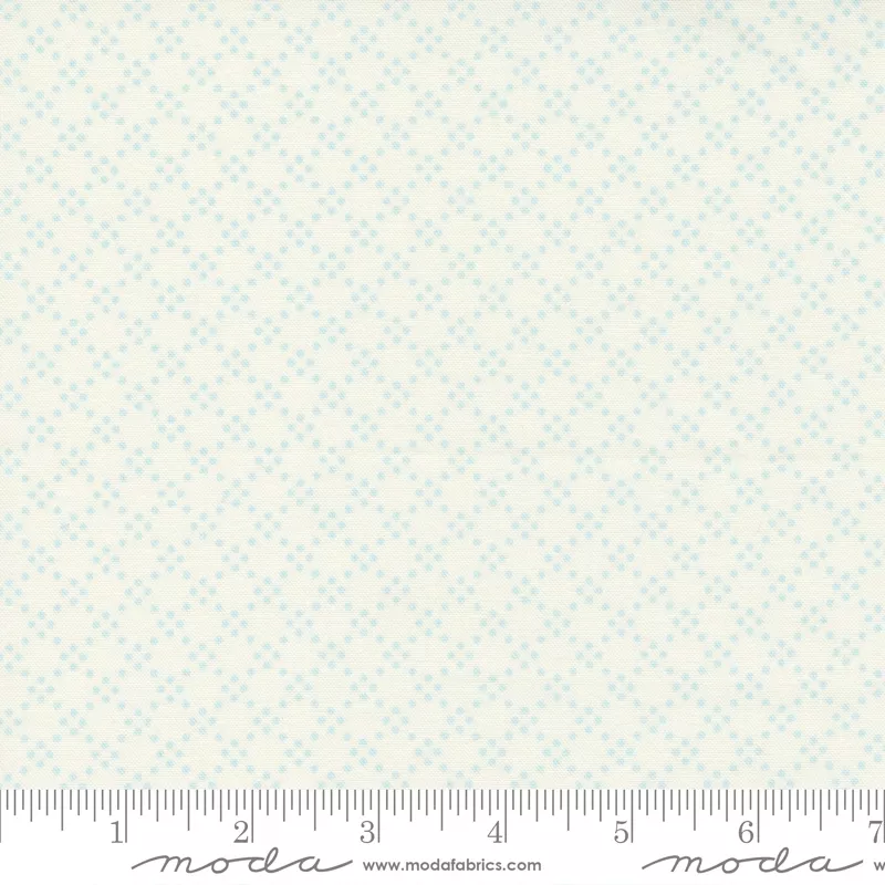 Moda Grace Linen White 18725 14 Duck Egg