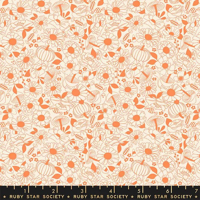 Moda, Ruby Star, Tiny Frights Pumpkin RS5117 12