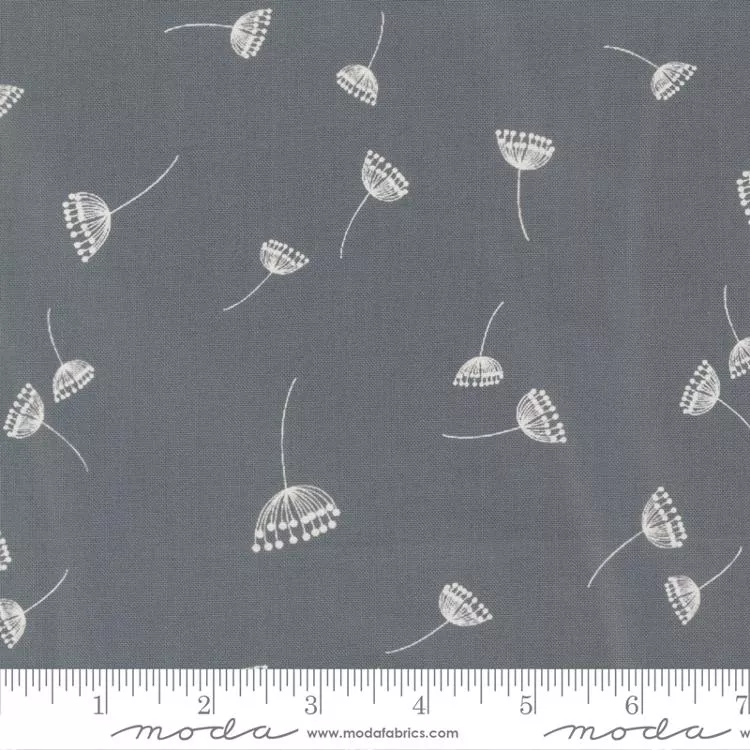 Moda - Zen Chic - Filigree - Dandelion - Graphite 1811 20