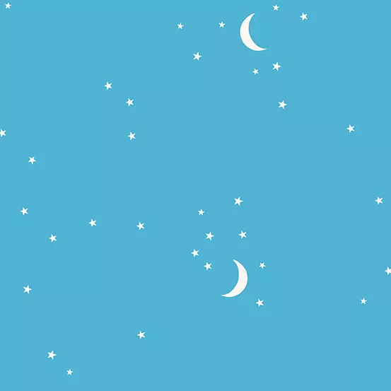 Moon and Stars – Turquoise