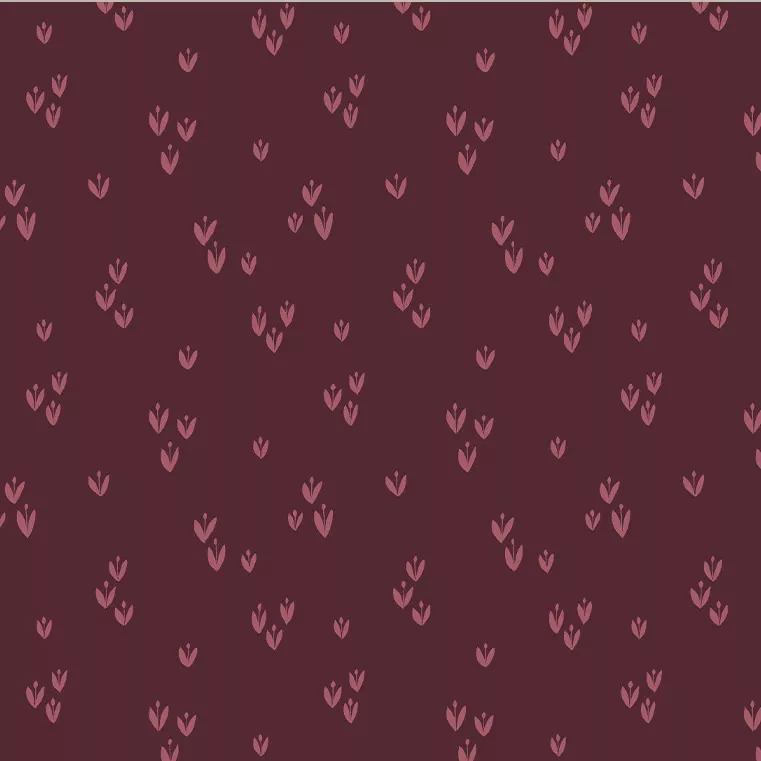 moonlit-sprout-in-wine-fabric-half-yards Moonlit, Sprout in Wine, Fabric Half-Yards