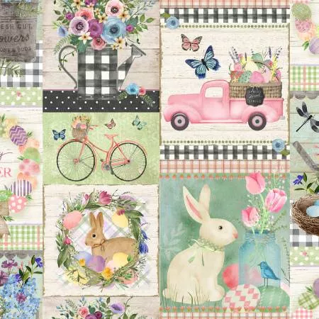 Multi Bunny Kisses Patch