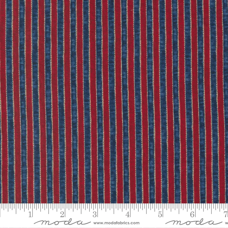 My Country Red Blue Stripe