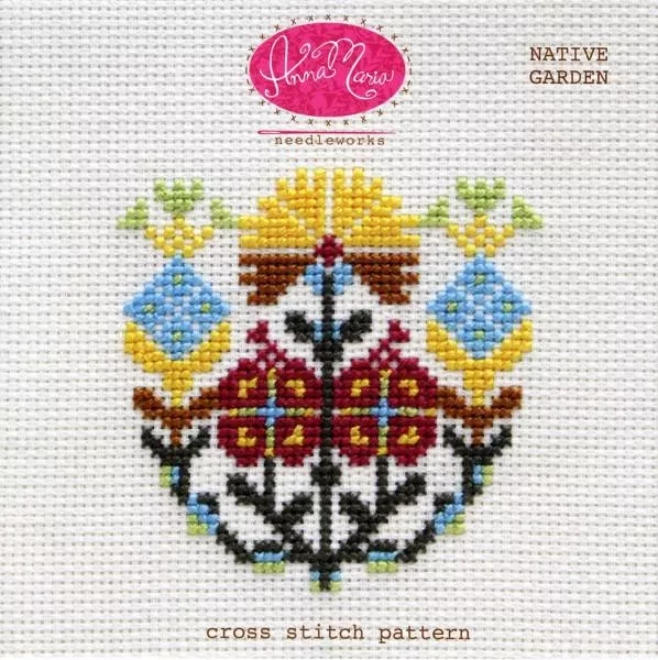 Native Garden Cross Stitch Pattern