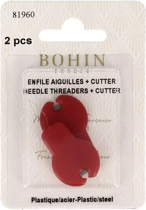 Needle Threader + Cutter - Bohin