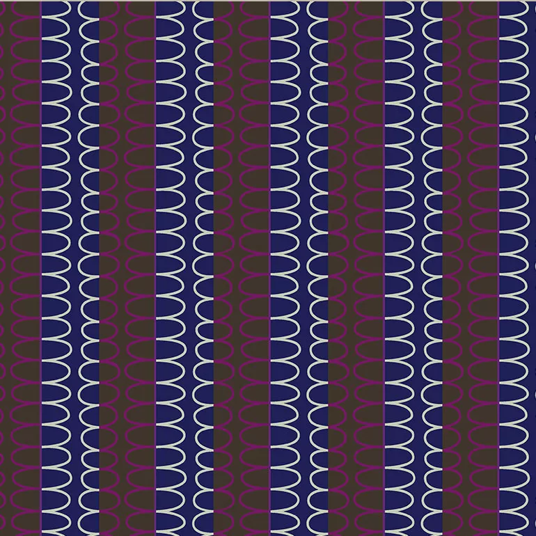 Night Rainbow, Boundless Binding in Blackberry, Fabric Half-Yards