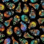 nightmare-at-halloween-witch-potion-bottles-black Nightmare at Halloween – Witch Potion Bottles – Black