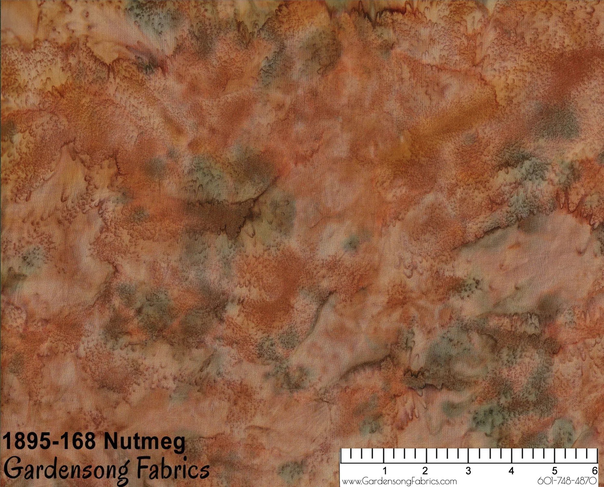 Nutmeg Brown BatikHoffman Fabrics 1895-168