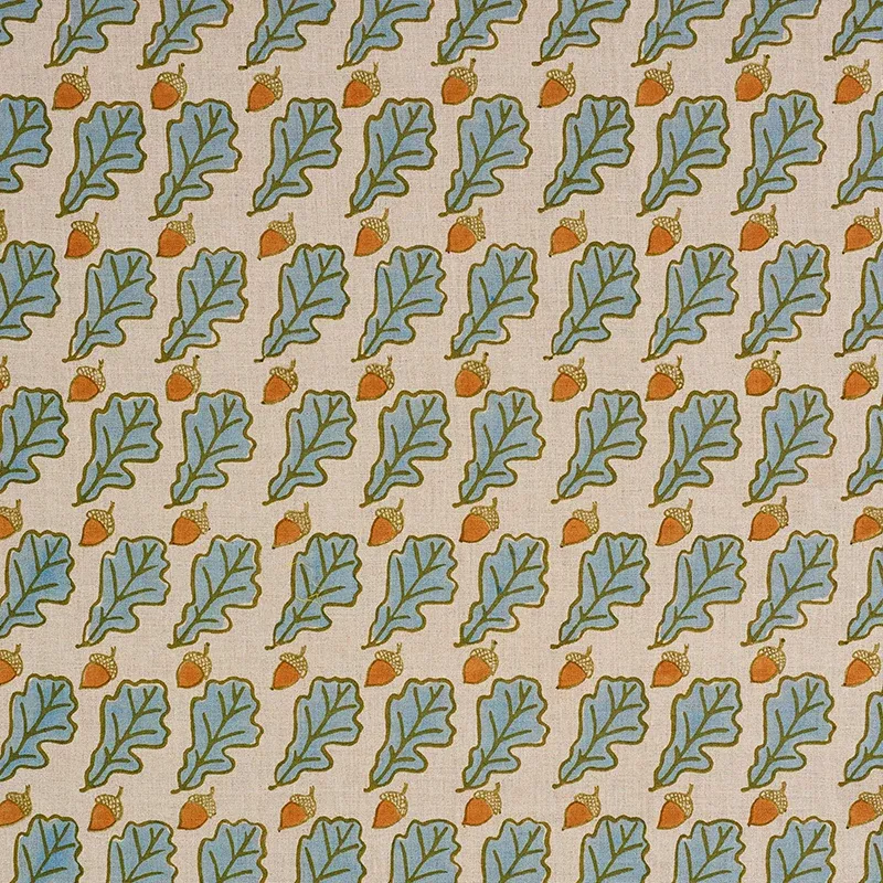OAK HAND BLOCK PRINT BLUE