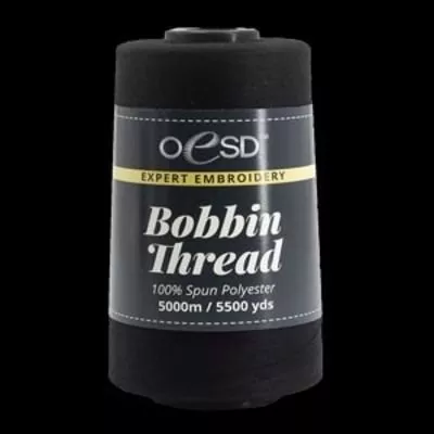 OESD Bobbin Thread Black 5500Y 60 wt