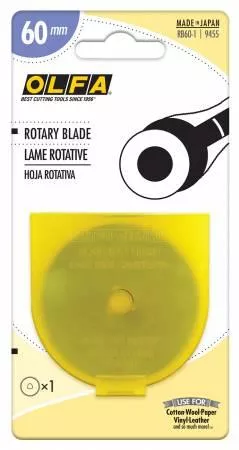 olfa-rb60-1-60mm-rotary-blade-1-pack Olfa RB60-1 60mm rotary blade - 1 pack