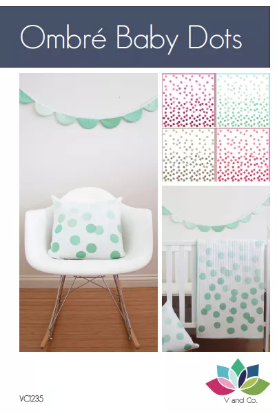 Ombre Baby Dots Quilt Pattern