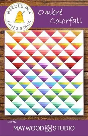 Ombre Colorfall Quilt Pattern - by Needle in a Haystack