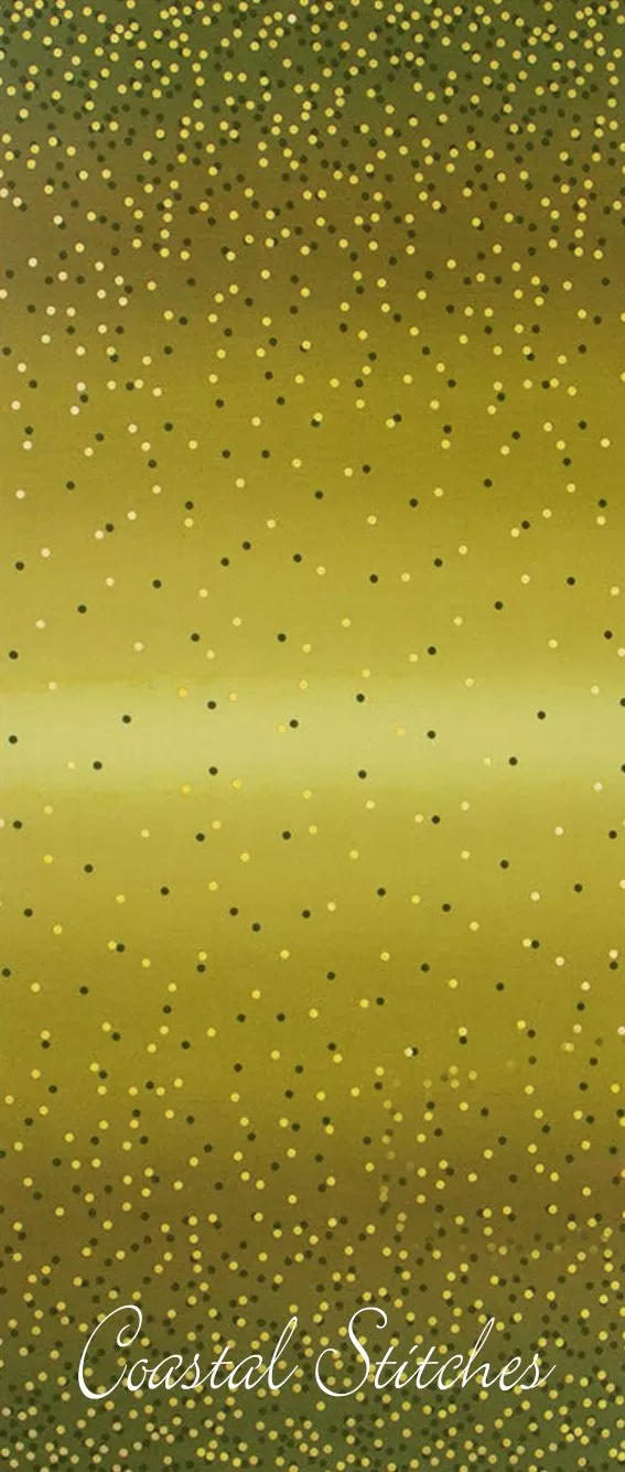 Ombre Confetti Metallic AVOCADO by Moda 10807 52M