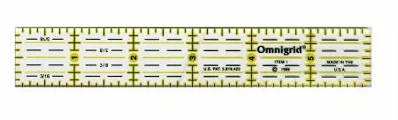 omnigrid-ruler-1in-x-6in Omnigrid Ruler 1in x 6in