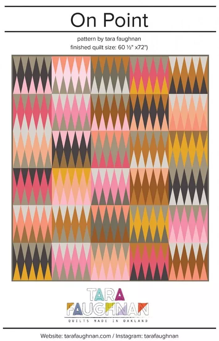 On Point Quilt Pattern by Tara Faughnan