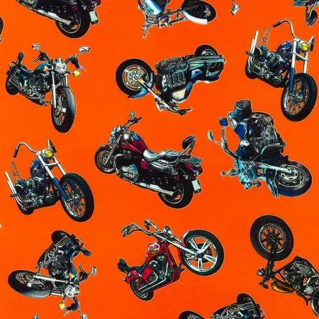On The road Motorcycles Orange