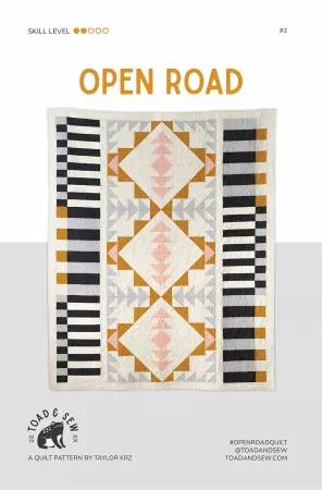 Open Road Quilt Pattern | Toad & Sew