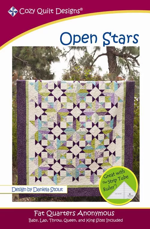 open-starscozy-quilt-designs Open StarsCozy Quilt Designs