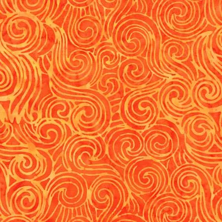 Orange Blossom Swirls Coral