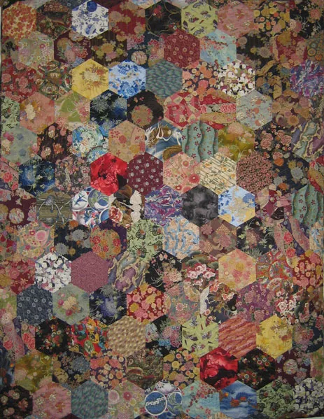 Oriental Hexagons Pattern