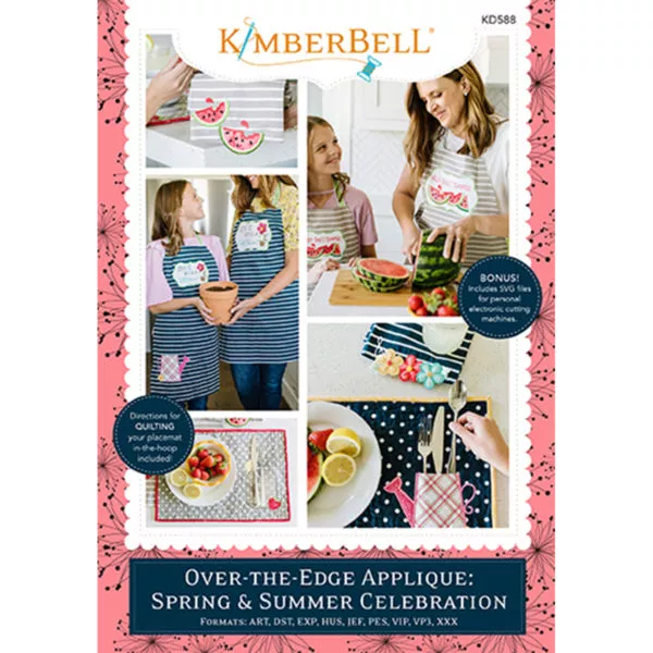 over-edge-applique-spring-summer-celebration Over-the-Edge Applique: Spring and Summer Celebration