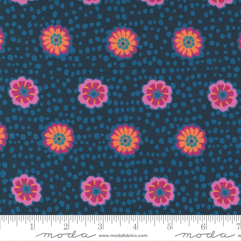 Paisley Rose Navy