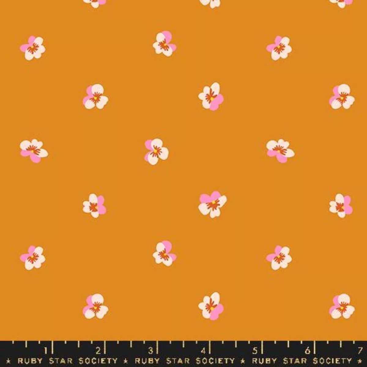 Pansies Tumeric by Ruby Star Society