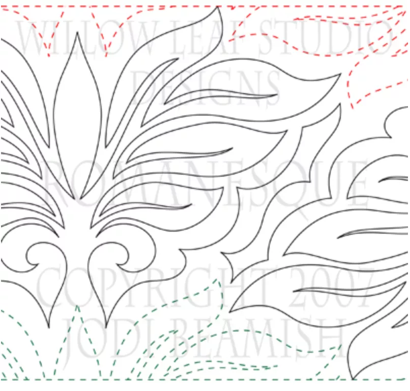 Pantograph (Paper) ROMANESQUE by Willow Leaf Studio