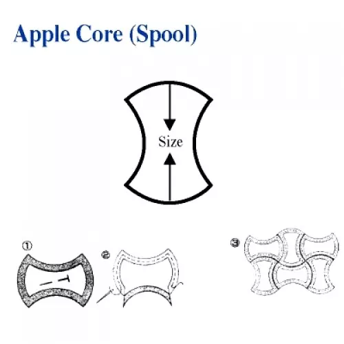 paper-piecing-apple-core-2 Paper Piecing Apple Core – 2″
