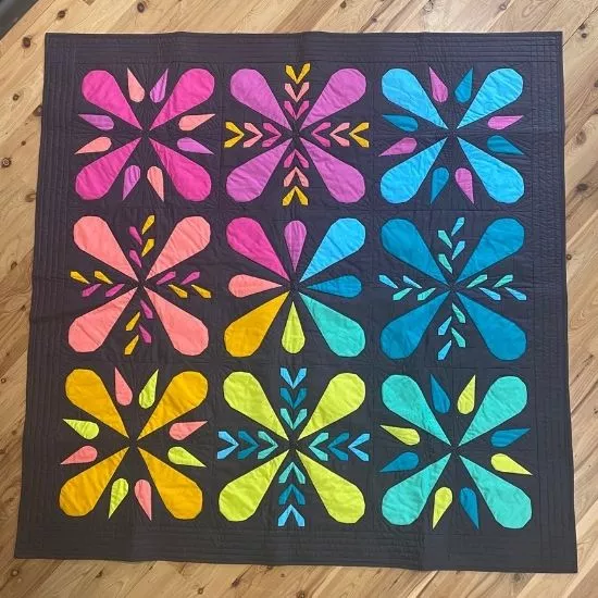 Patchwork Petals Quilt Kit