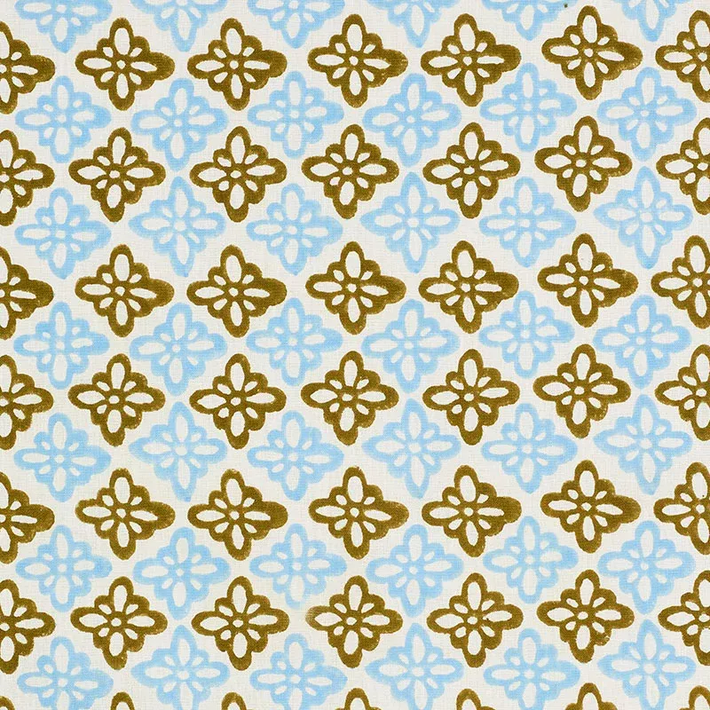 PATTEE HAND BLOCK PRINT KHAKI