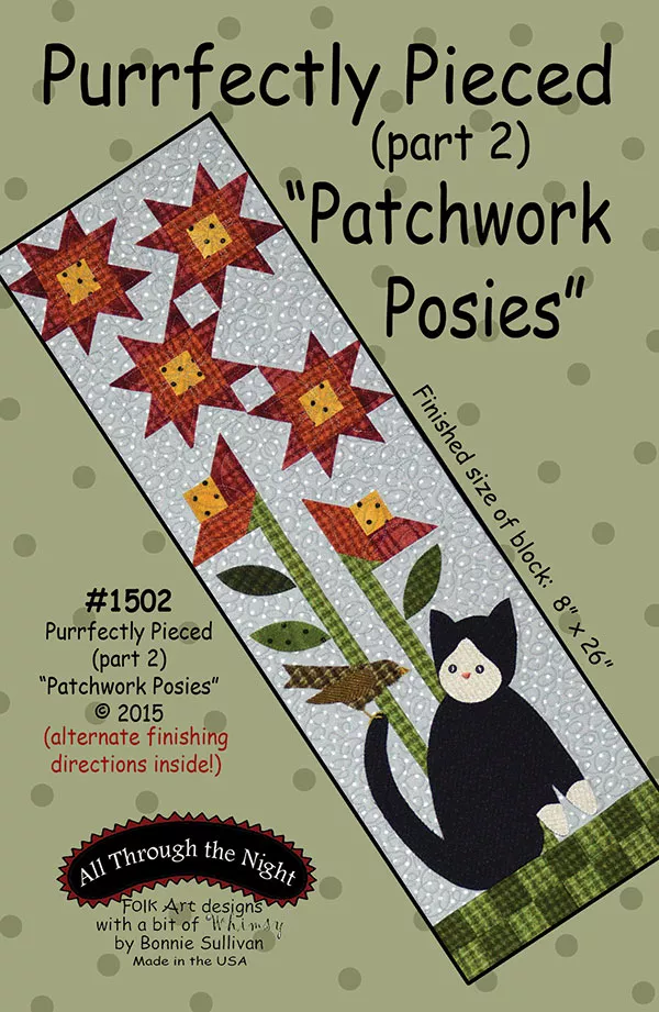 Perfectly Pieced Cat 2/Patchwork Po