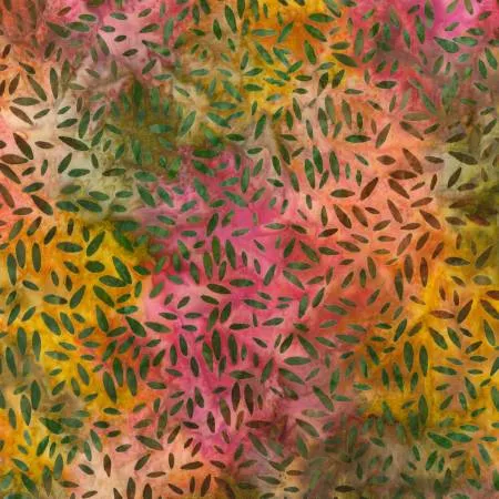 Petals Orange Spice Batik