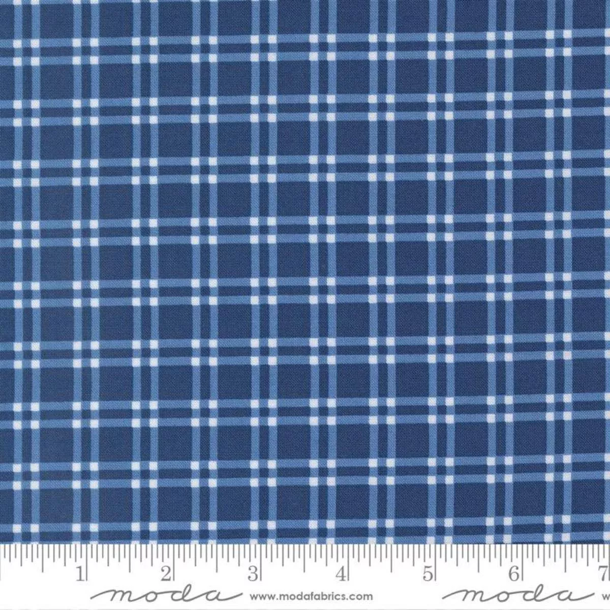 Plaid Navy by Camille Roskelley