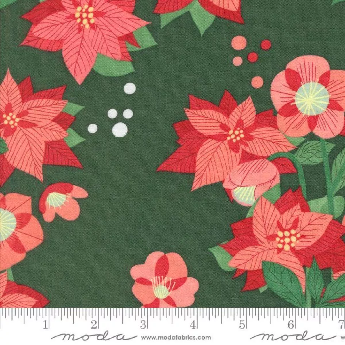 Poinsettias Pine by Lizzy House