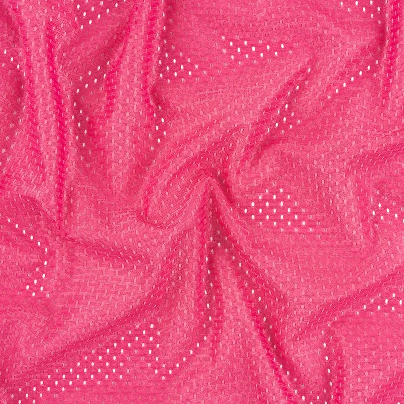 Polyester Athletic Mesh – Ibis Rose – Heracles Collection
