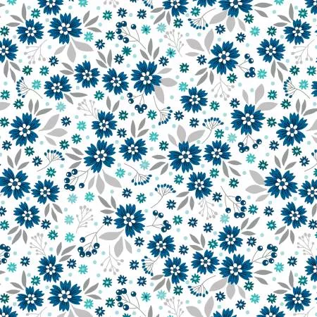 Poppies Indigo