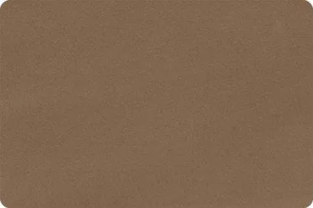 PRECUT 78" x 90" Extra Wide Solid Cuddle 3 - Cocoa