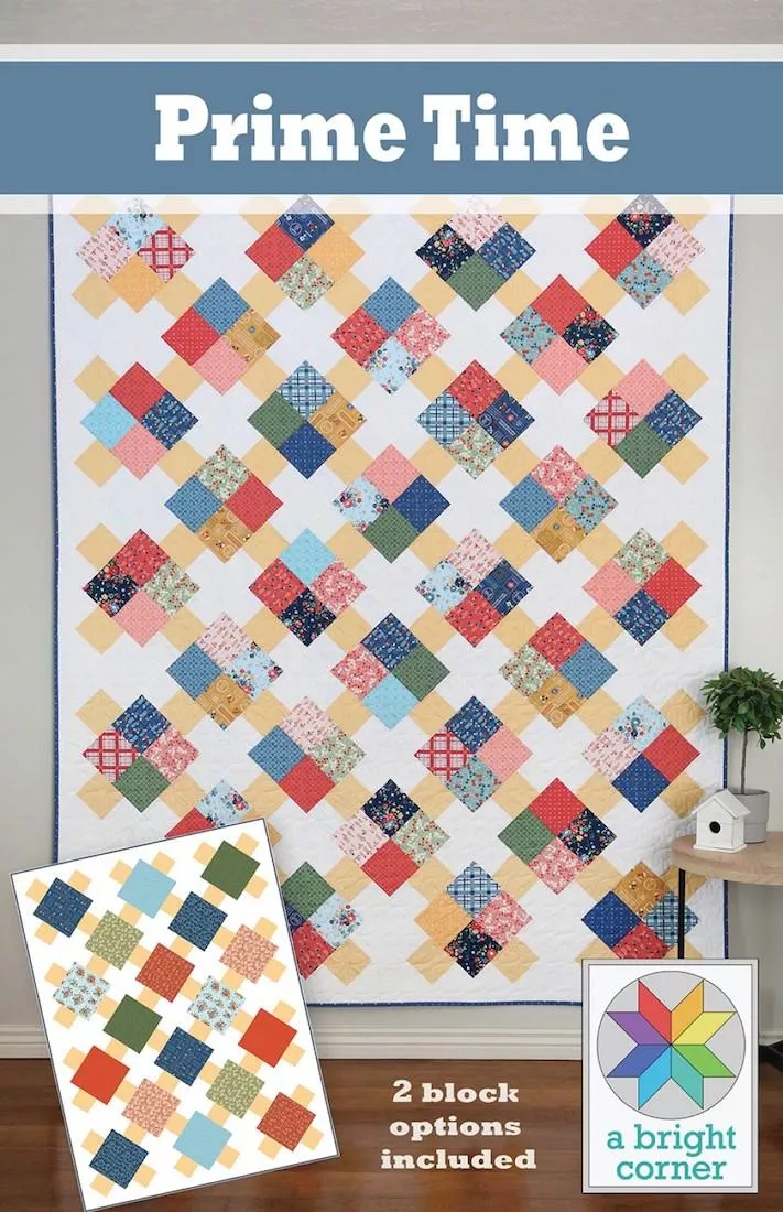 Prime Time Quilt Pattern by Andy Knowlton